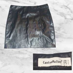 Black Leather Skirt